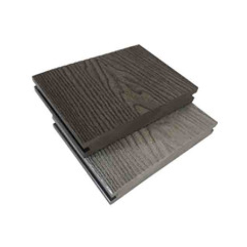 SRL-OE 140*20mm Decking Timbul WPC Butiran Kayu Solid