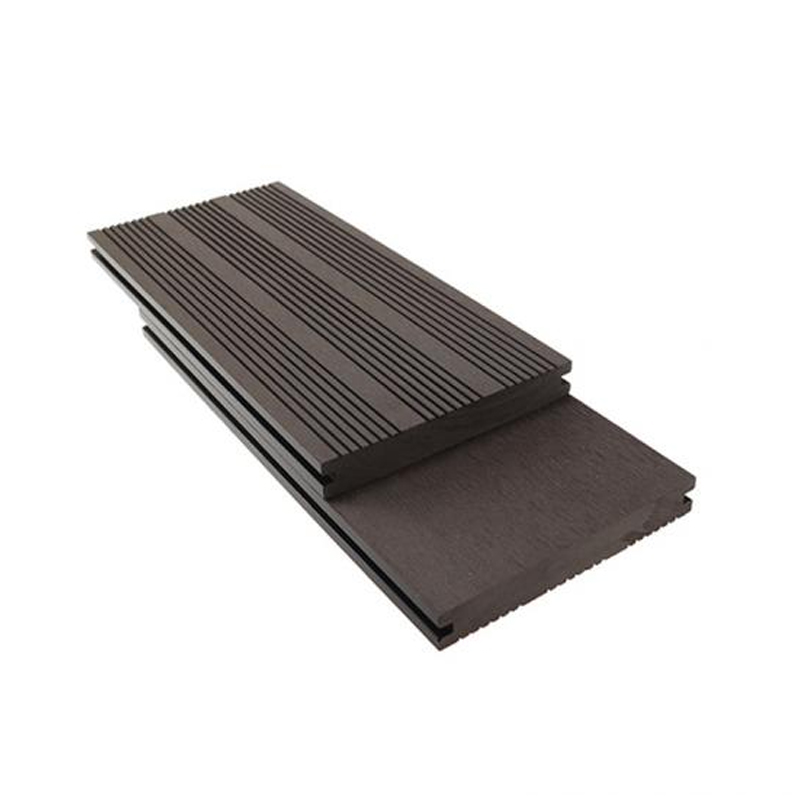 SRL-DEK 140*20mm Decking WPC Padat Ramah Lingkungan yang dilindungi UV