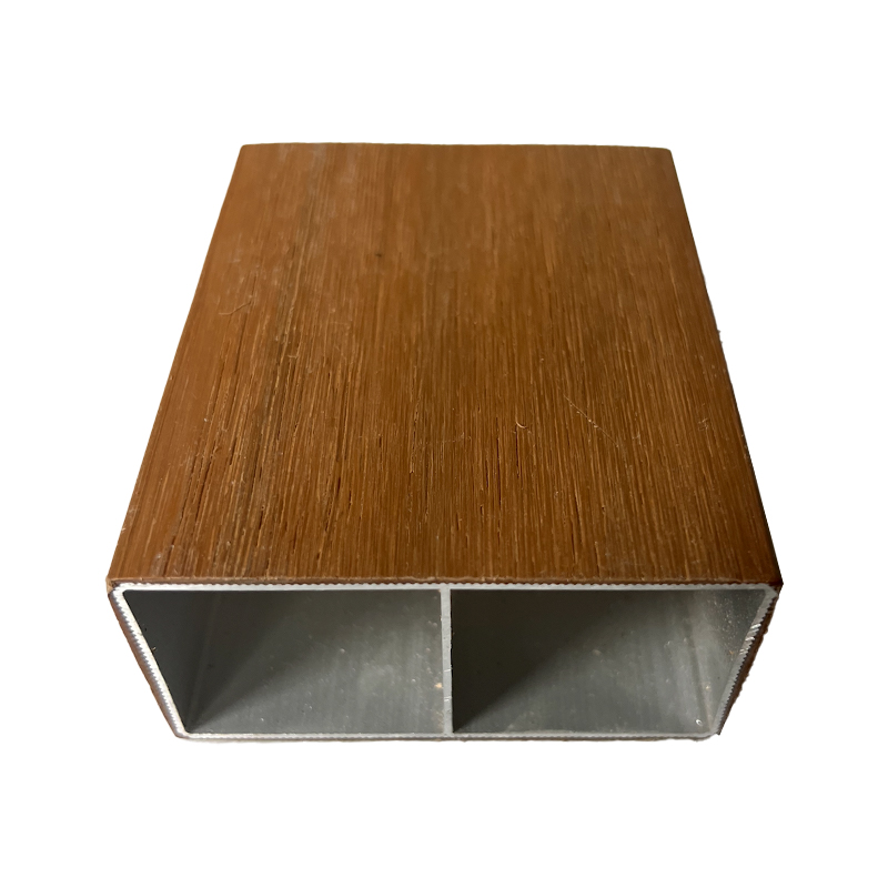 SRL-AL 50*30mm Decking WPC Tahan Air & Tahan Api dengan Co-Extrusion Aluminium Tahan Lama